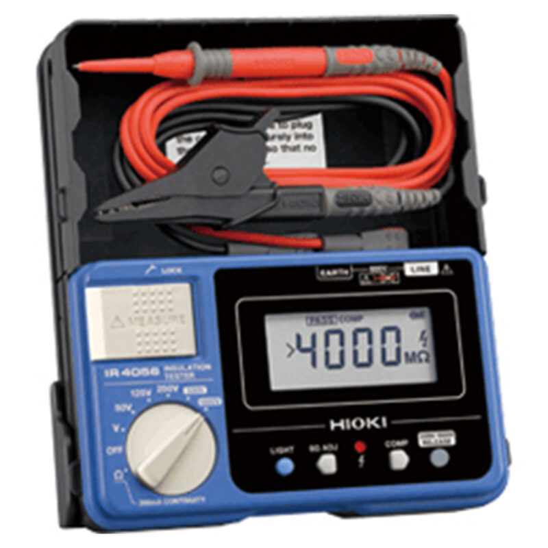 Hioki IR4056-20 Medidor de aislamiento (MegaOhmetro) 4,000 MΩ DC – Metriq